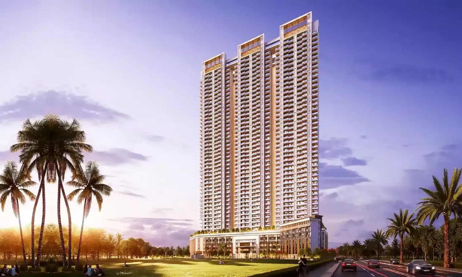 Satya Levante Residences Sector 104 Gurgaon – three G+47 luxury towers with landscaped podium and swimming pool on Dwarka Expressway