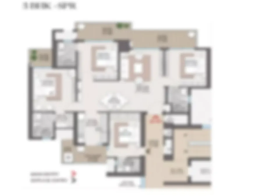 Satya Levante Residences 5 BHK Floor Plan