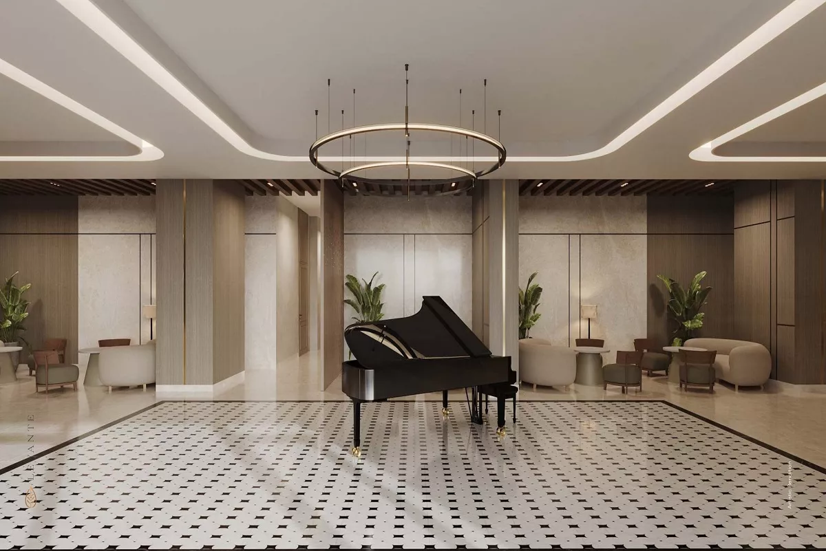 Satya Levante Residences luxury apartment living room with premium interiors and natural light
